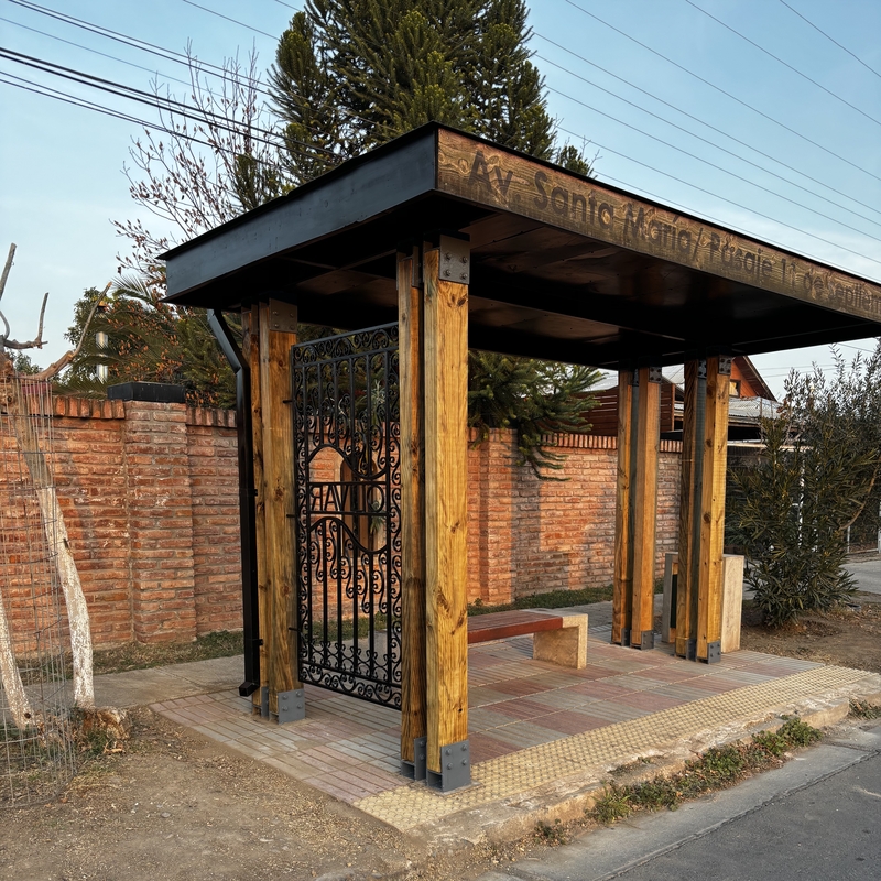 Paradero El Olivar - 2026
Proyecto: SECPLAN El Olivar
Fotografia: NanoStudio